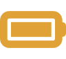 icon indicating a full battery