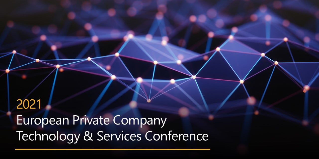 2021 European Private Company Technology & Services Conference header image