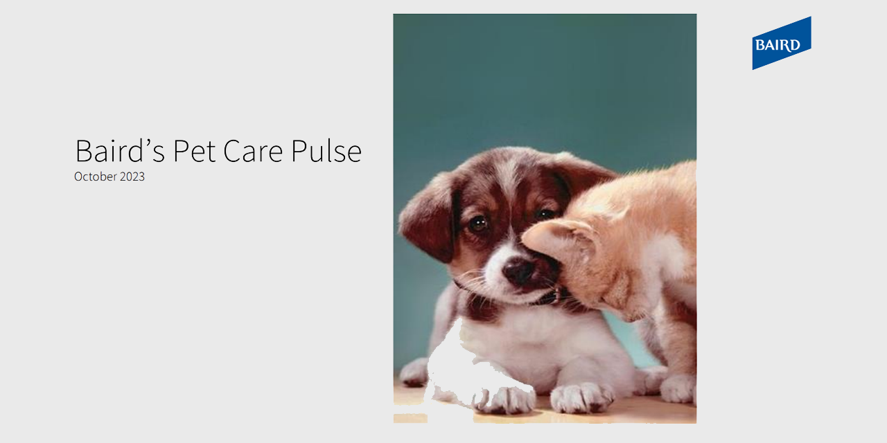 Baird's Pet Care Pulse report cover