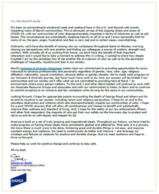 Screenshot of Letter to Associates PDF