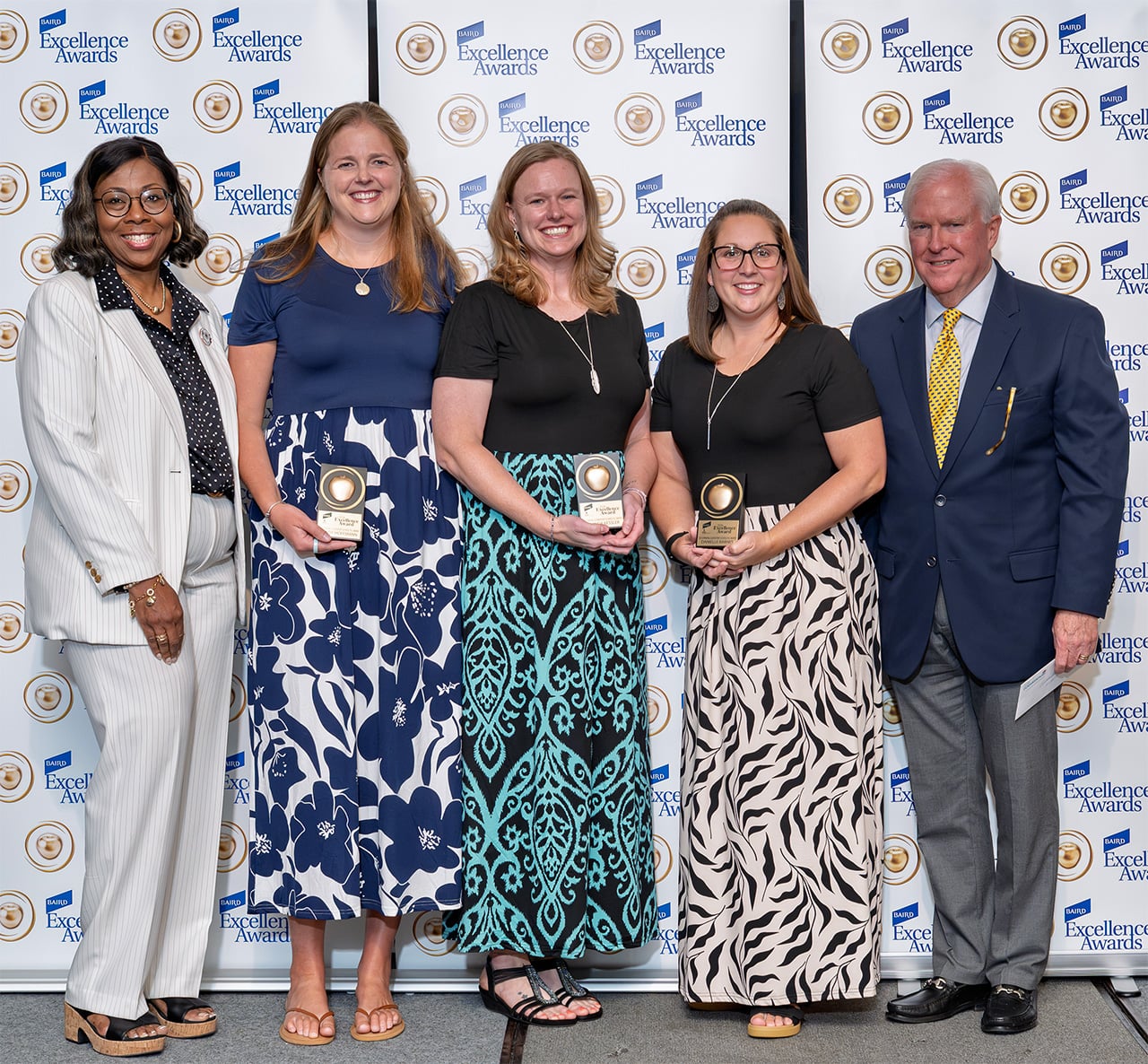 Jim Allen with 2026 Baird Excellence Award recipients