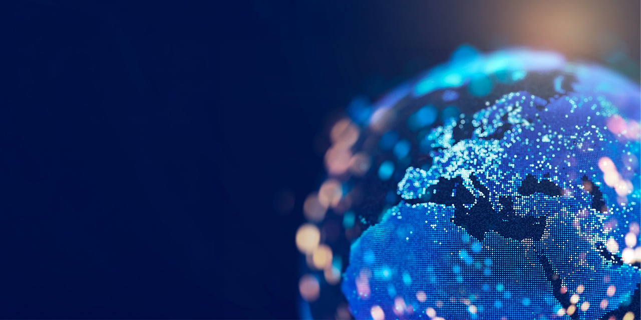 Abstract globe image