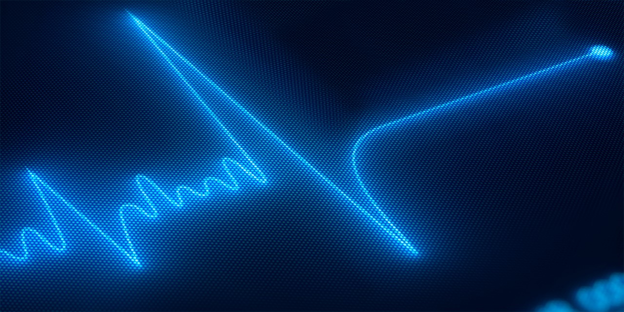 Image of a pulse on screen