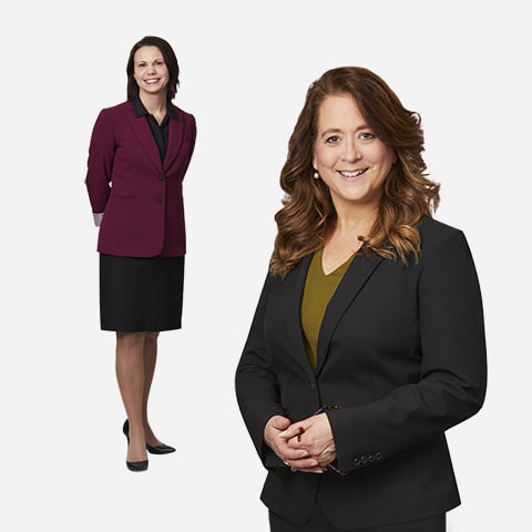 Photograph of Wendy Schueller and Pam Volk