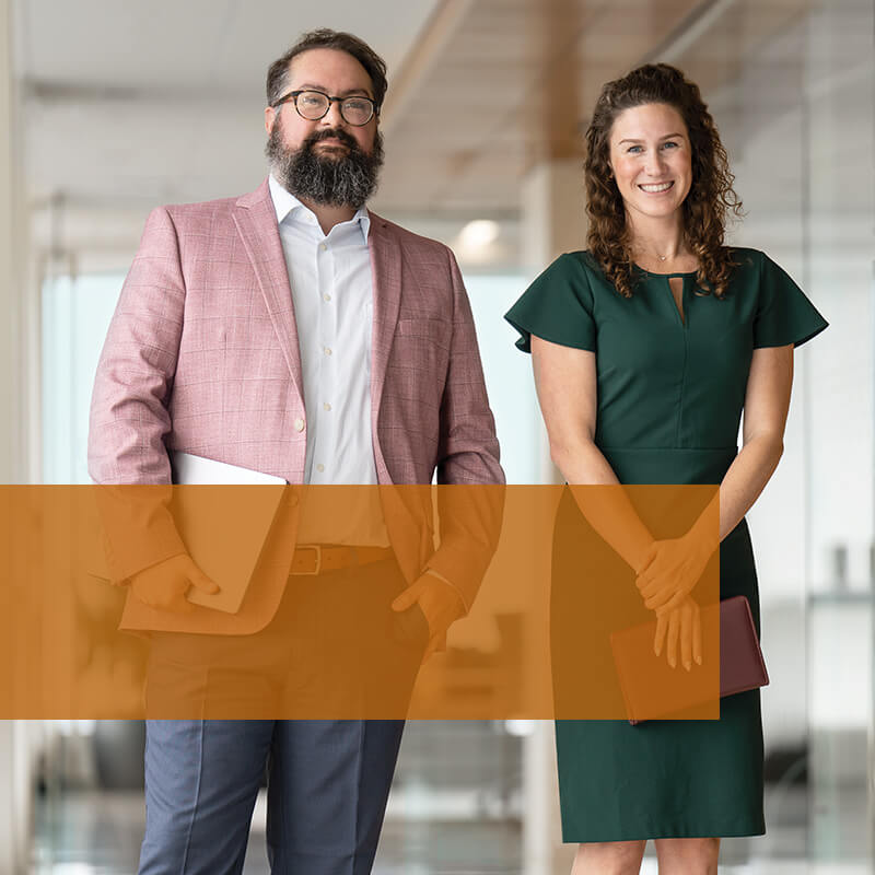 Two associates from Baird's Corporate Resource Groups