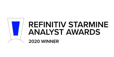 Refinitiv Starmine Analyst Awards 2020 Winner Logo