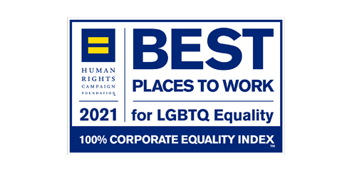 2021 Best Places to Work for LGBTQ Logo