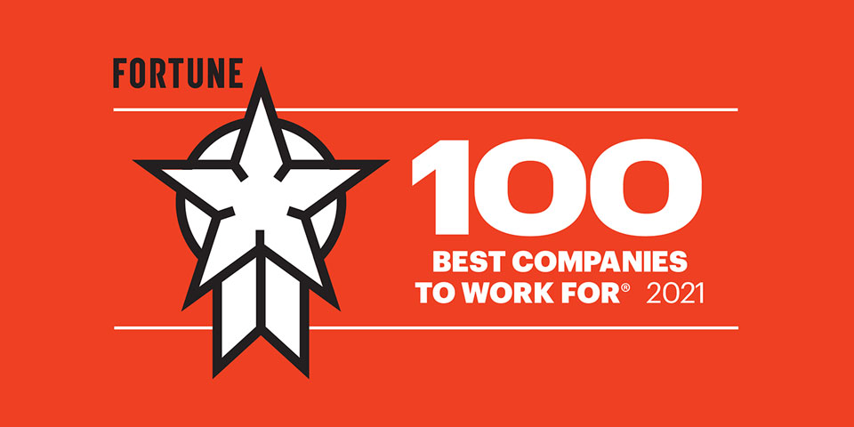 Fortune 100 Best Companies to Work For 2021 logo