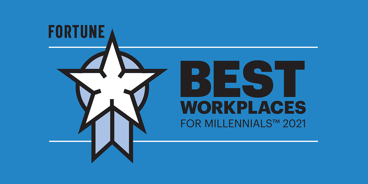 FORTUNE Best Workplaces for Millennials 2021 logo