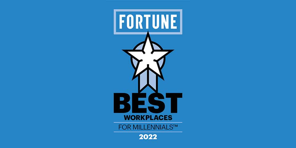 FORTUN Best Workplaces for Millennials 2022 logo 