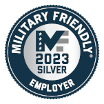 2023 Silver Military Friendly Employer badge
