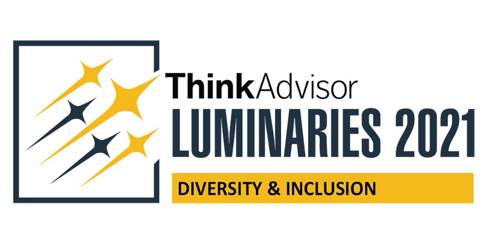 ThinkAdvisor Luminaries 2021 Logo - Diversity & Inclusion