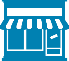 Icon image of a store front