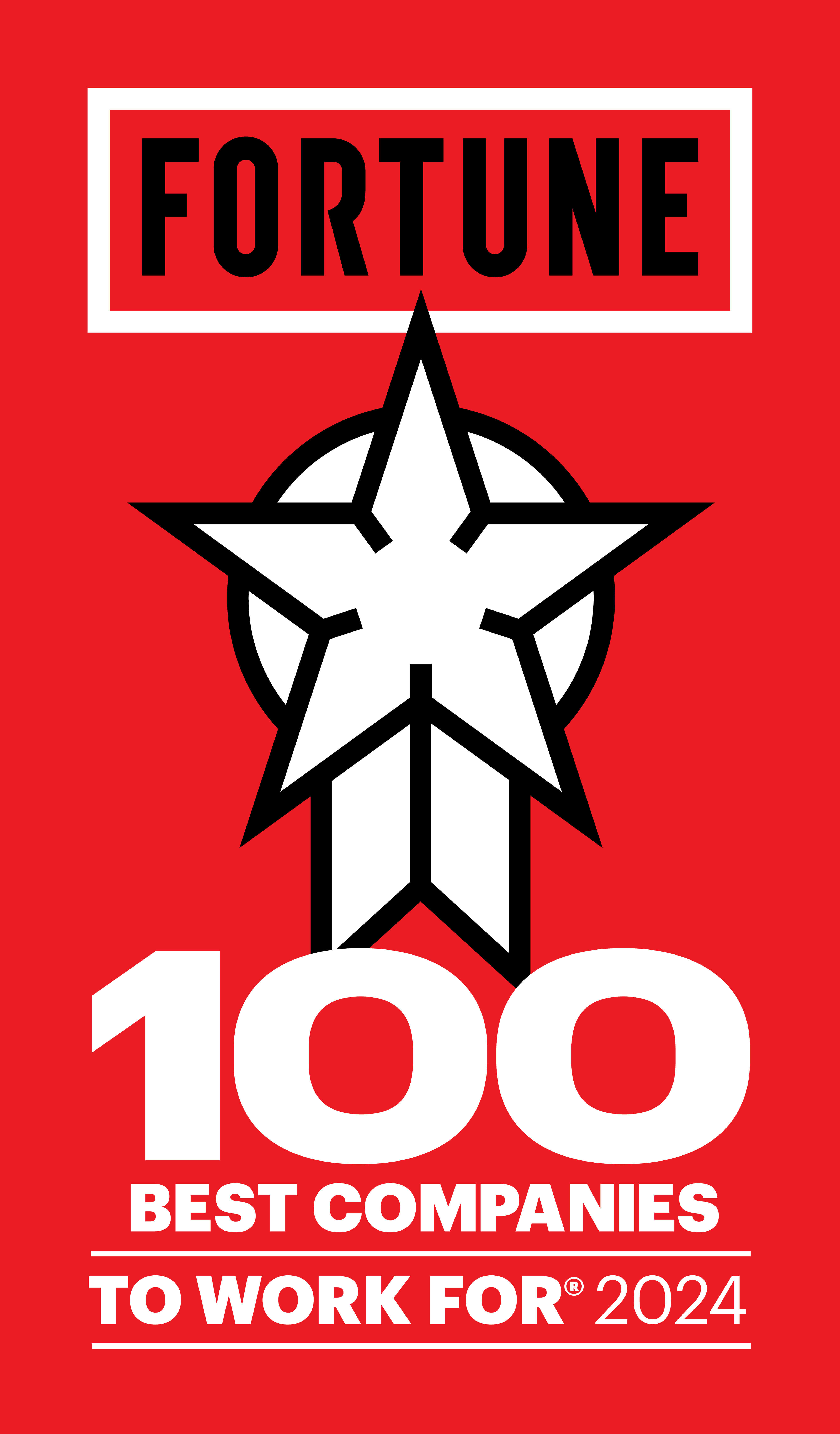 Fortune 100 Best Companies to Work for 2024 Logo