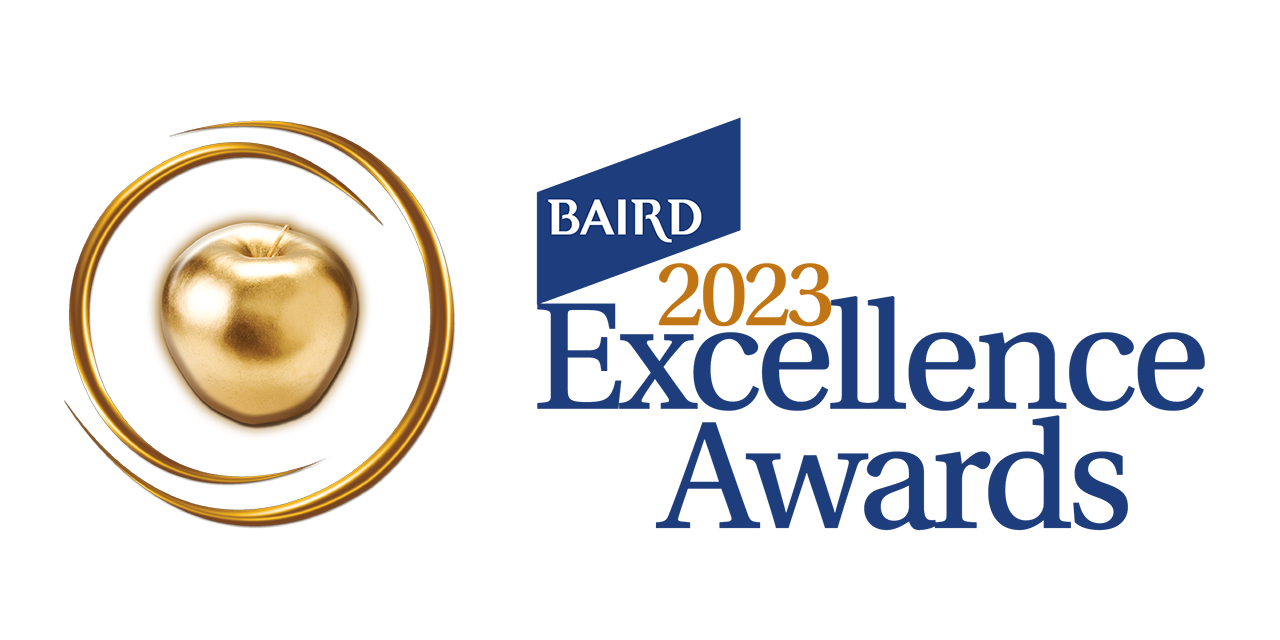 Baird 2023 Excellence Awards logo