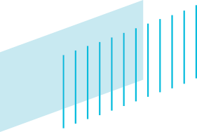 Solid and striped parallelograms