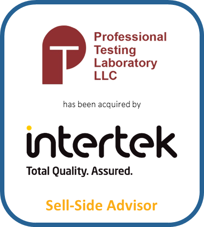 Professional Testing Laboratory LLC has been acquired by Intertek.
