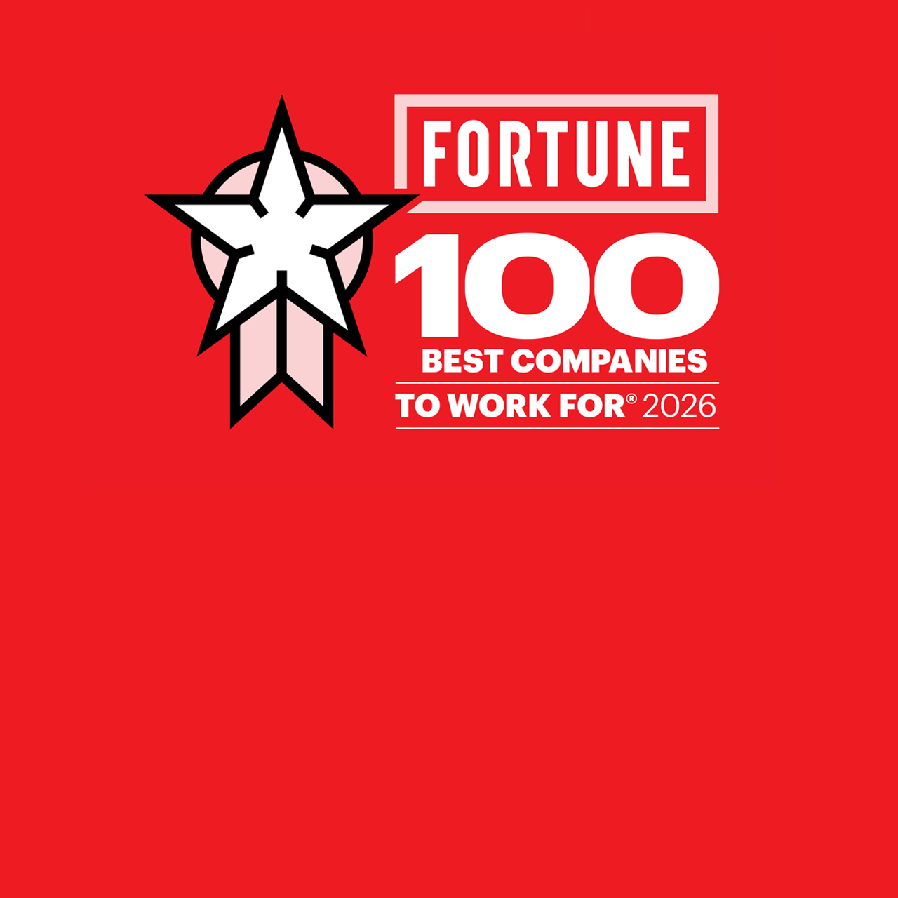 Fortune 100 Best Companies to Work For 2026 Logo. Used with permission.