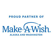 Proud partner of Make-A-Wish Alaska and Washington