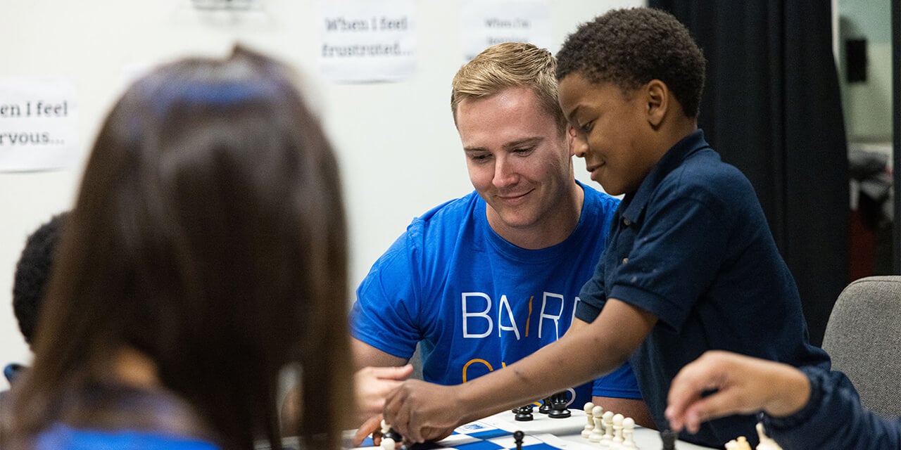 Baird associates volunteer at Chicago Chess Foundation
