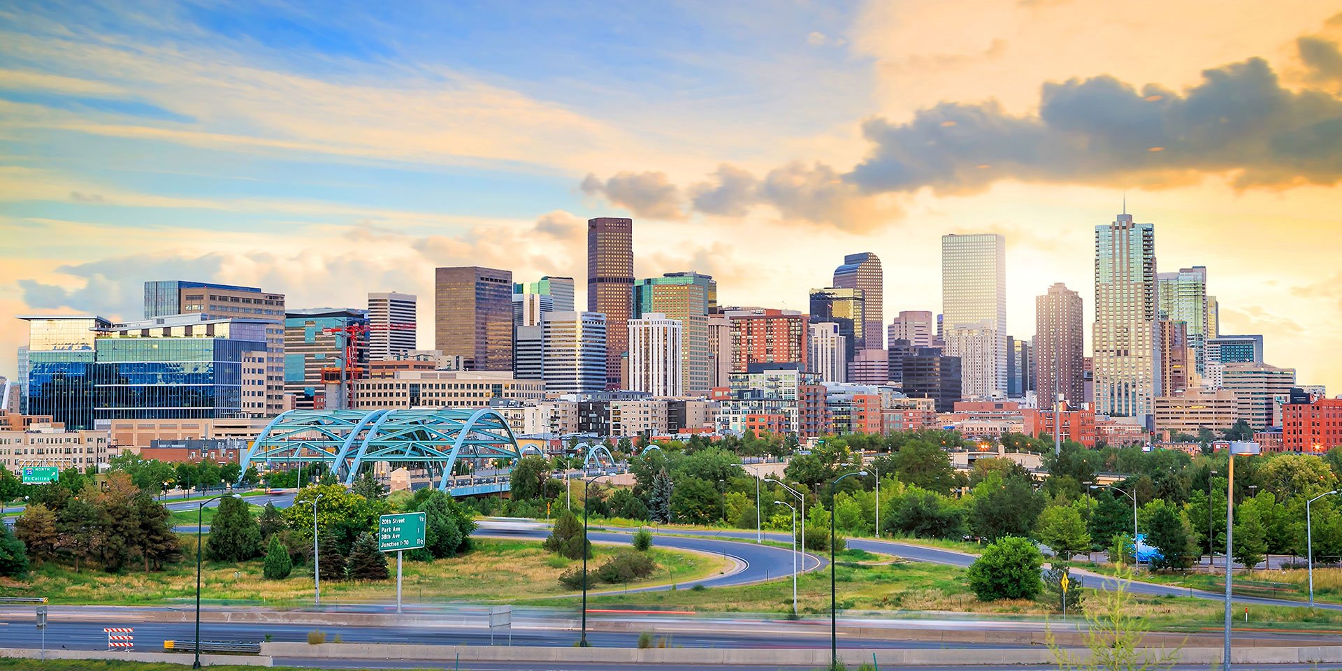 Photograph of Denver, Colorado skyline