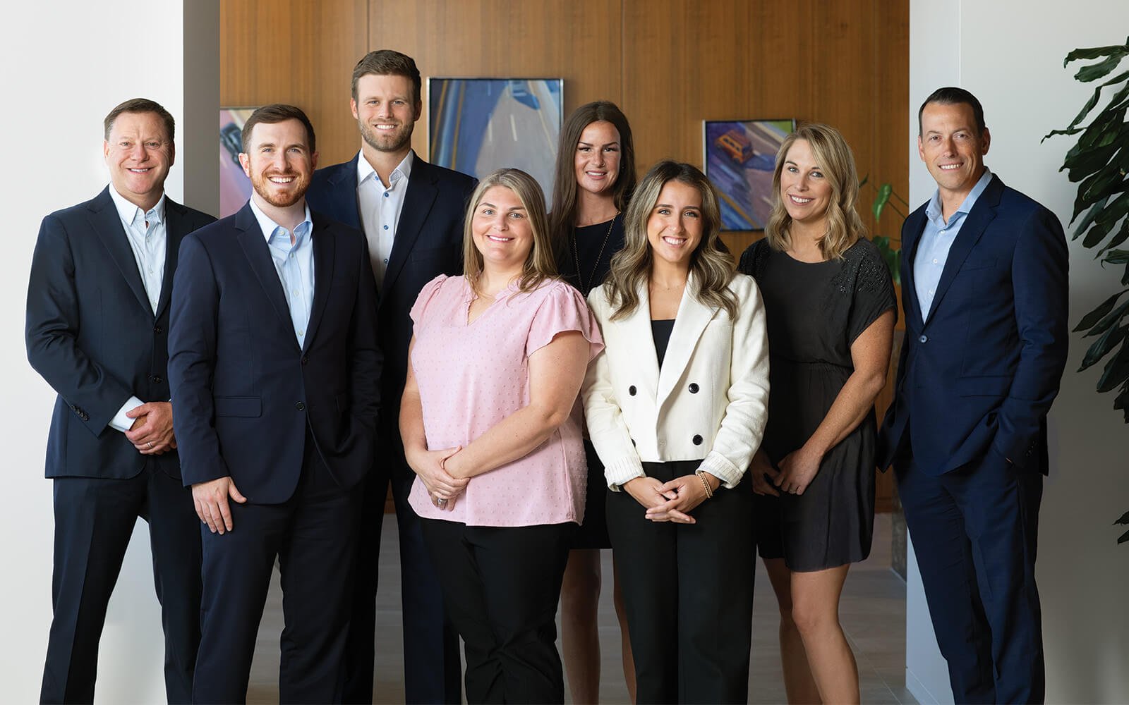 Group photo of a Financial Advisor team