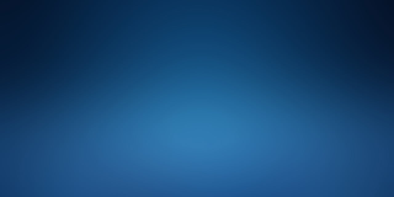 Gradient blue background.
