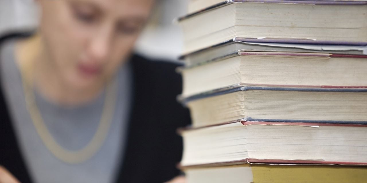 Stack of books symbolizing learning and education