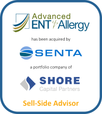 Baird served as sell-side advisor for the acquistion of Advanced ENT & Allergy by Senta, a portfolio company of Shore Capital Partners. 