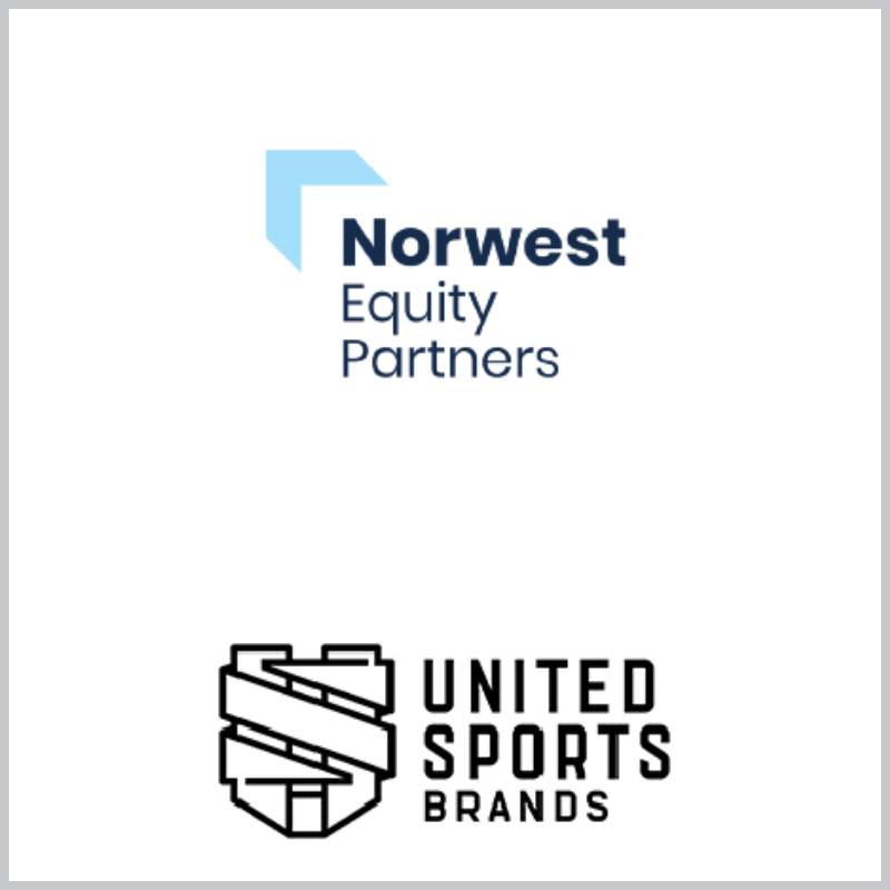 Norwest Equity Partners and United Sports Brands logos
