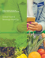 Global Food & Beverage Monthly report cover