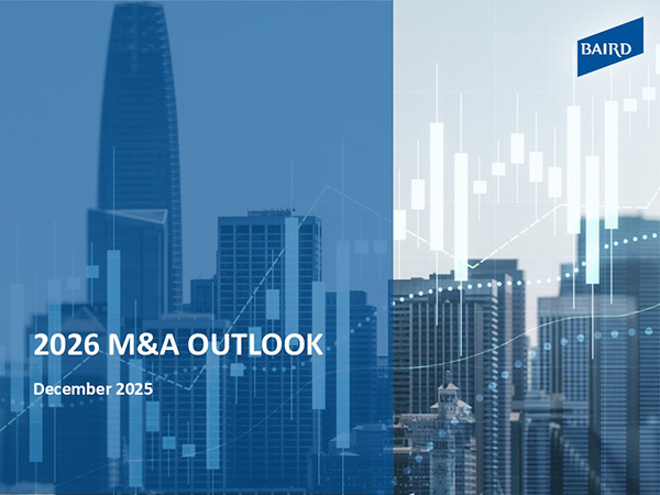 Baird's 2026 M&A Outlook Report Cover