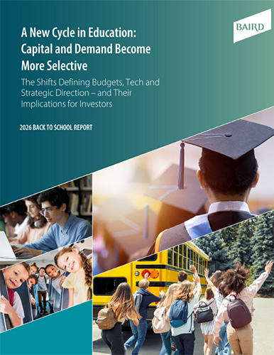 Report Cover: A New Cycle in Education