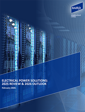 Electrical Power Solutions: 2025 Review & 2026 Outlook Report Cover